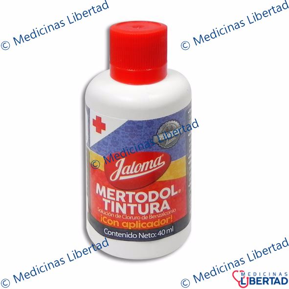 MERTODOL ROJO FRASCO 40 ML S/CAJA