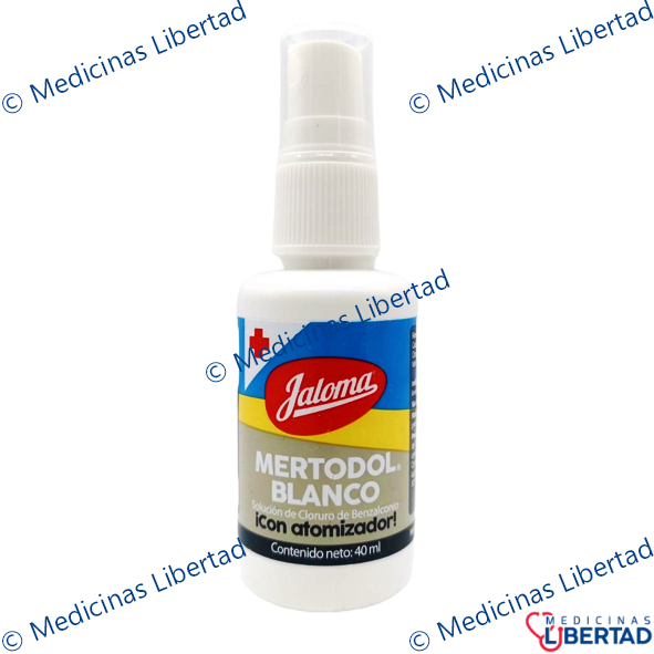 MERTODOL BCO ATOMIZADOR FRASCO  40 ML