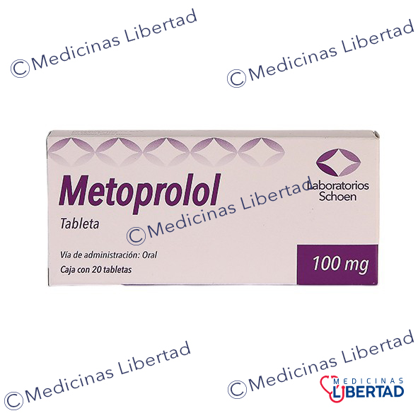 METOPROLOL 100 MG C/20 TABS SCHOEN.