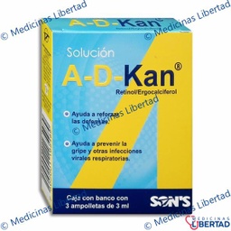 [7502001165489] A-D-KAN  Solucion Ingerible  C/3