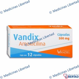 [7503001007052] AMOXICILINA 500MG WANDEL Capsulas C/12