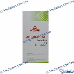[7501349022874] AMPICILINA 1G AMSA  Solucion inyectable C/1