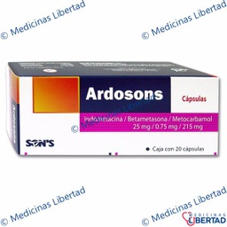 [7502001162426] ARDOSONS CAPSULAS  C/20