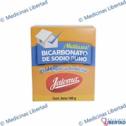 [759684901058] BICARBONATO DE SODIO 100 GR JALOMA. - Caja - 1 Pieza