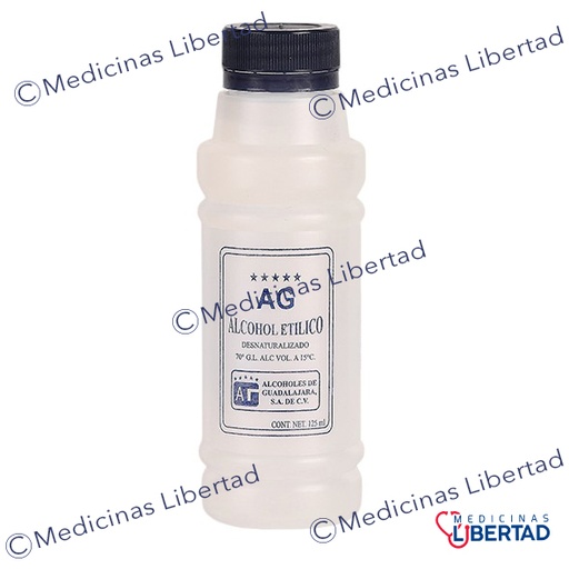 [07502281191598] ALCOHOL AG  AZUL 70° 125 ML