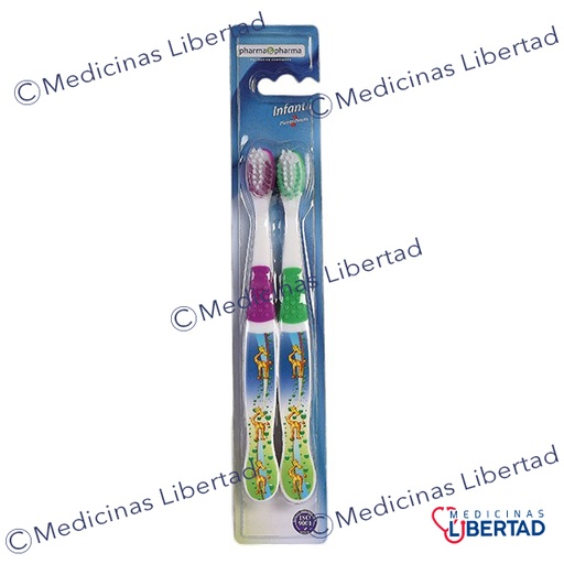 [6650376802162] CEPILLO DENTAL INFANTIL PHARMA & PHARMA C/2 PZS