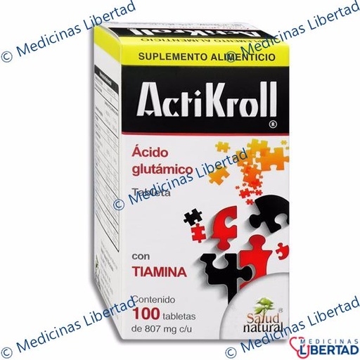 [714908100433] ACTIKROLL TABLETAS  C/100