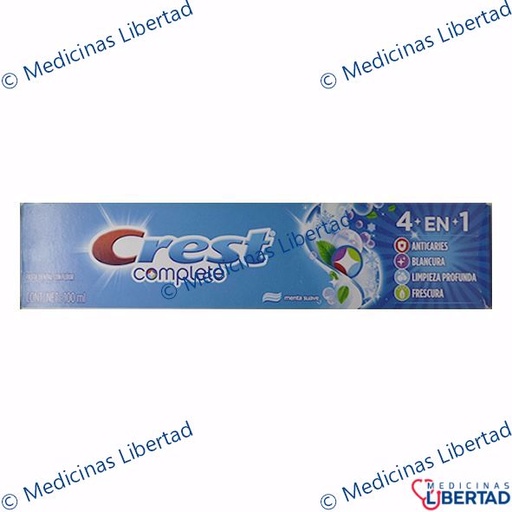 [7501006733907] PASTA DENTAL CREST COMPLET 4 EN 1 100ML C/1 PZ