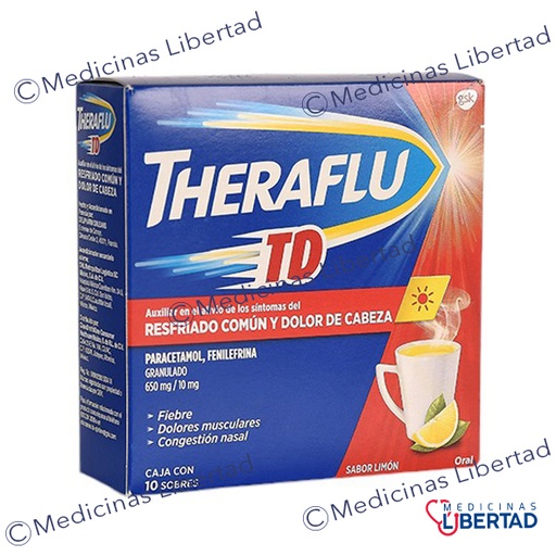 [7501065008459] THERAFLU TD SABOR LIMON C/10 SOBRES.