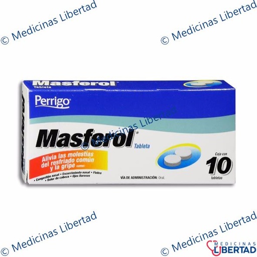 [7501109762583] MASFEROL TABLETAS  C/10