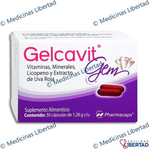 [7501130742134] GELCAVIT GEM Capsulas c/30