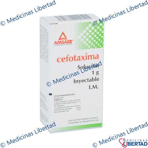 [7501349022515] CEFOTAXIMA 1 G IM AMSA Solucion Inyectable C/1 pz