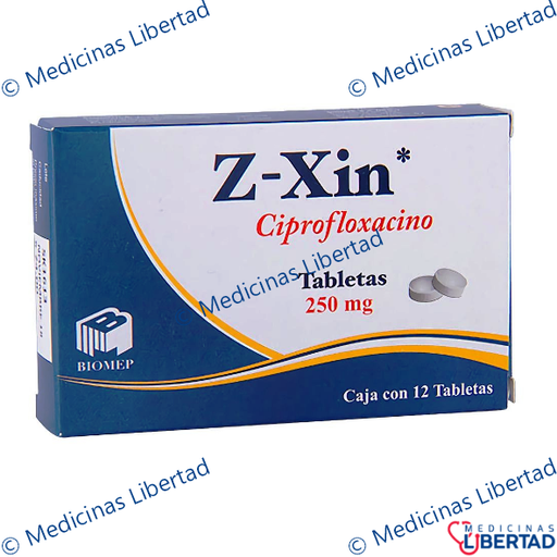 [7501573900900] Z-XIN 250MG TABLETAS C/12