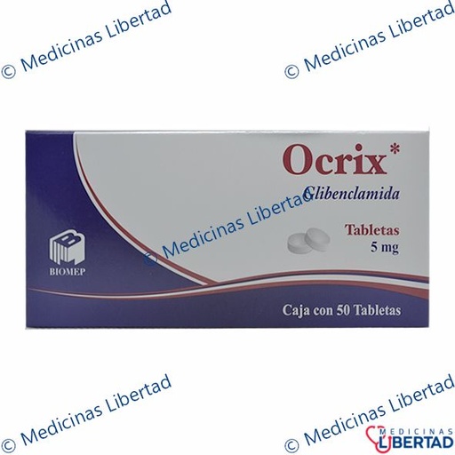 [7501573910428] OCRIX (GLIBENCLAMIDA ) TAB-  C/50