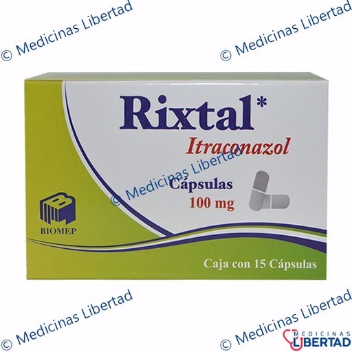 [7501573920182] RIXTAL ( ITRACONAZOL ) CAP C/15