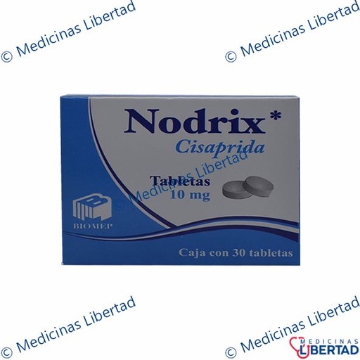 [7501573921479] NODRIX 10MG Tabletas c/30