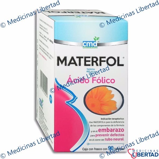 [7501590222214] MATERFOL - Tabletas - c/90