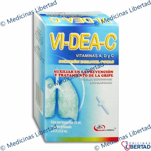 [7501825300885] VIDEA-C - Solucion Gotas - 25 ml