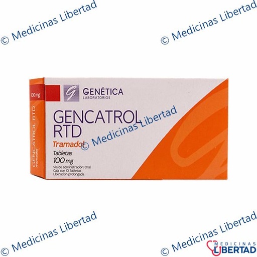 [7501842900884] GENCATROL RTD 100 MG Tabletas LP C/10
