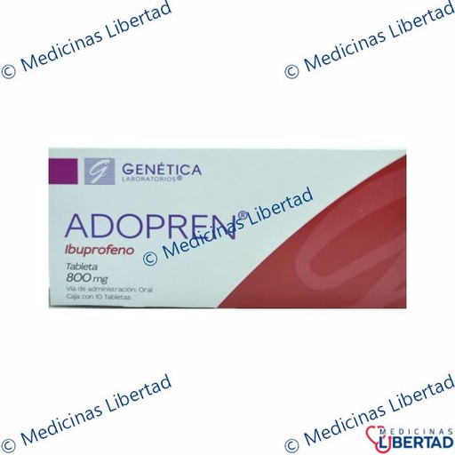 [7501842952890] ADOPREN 800MG TABLETAS C/10