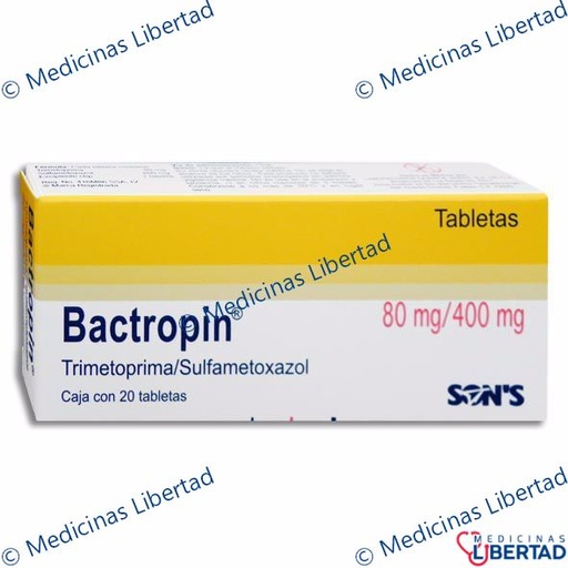 [7502001165526] BACTROPIN TABLETAS 80/400  C/20