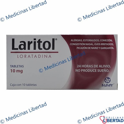 [7502009740435] LARITOL TABLETAS  C/10