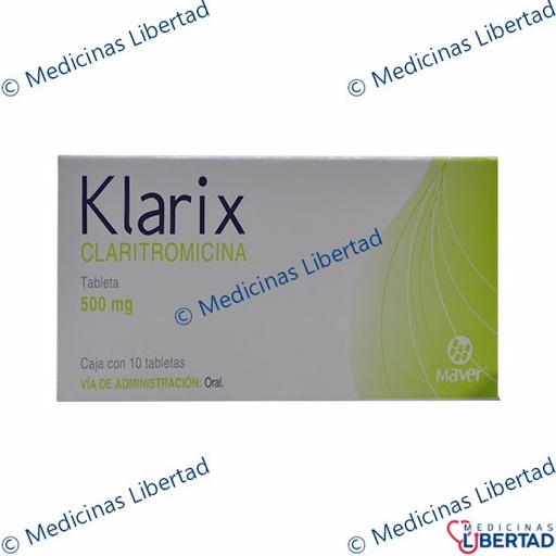 [7502009740510] KLARIX 500MG TABLETAS  C/10