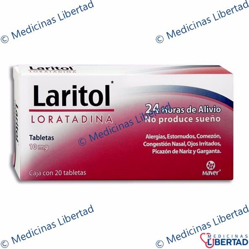 [7502009742828] LARITOL Tabletas c/20