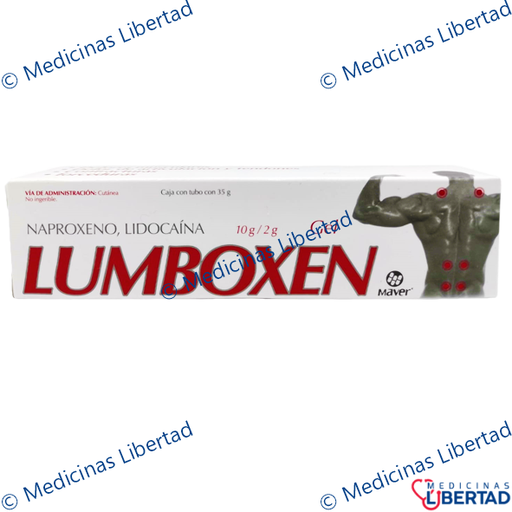 [7502009745539] LUMBOXEN ROJO gel rojo 35g