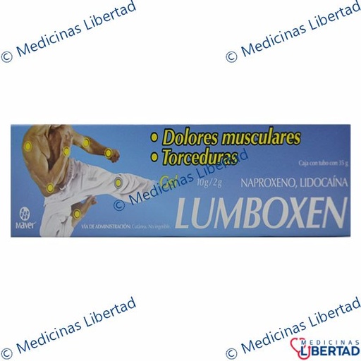 [7502009745546] LUMBOXEN AZUL Gel 35 g