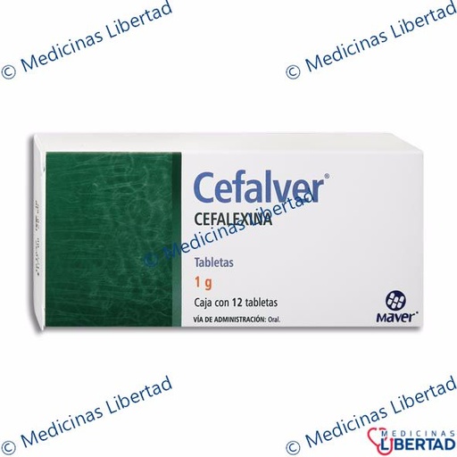 [7502009745614] CEFALVER 1GR Tabletas c/12