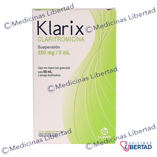 [7502009749223] KLARIX SUSPENCION 60ML 250MG