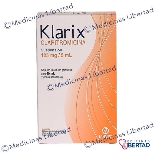 [7502009749230] KLARIX SUSPENCION 125MG 60ML