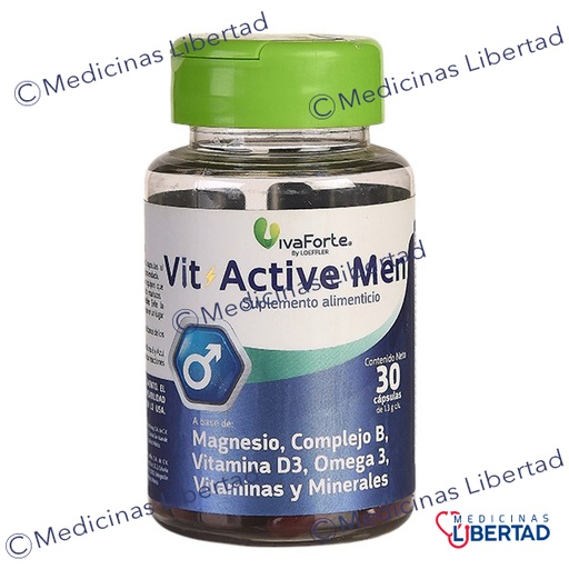 [7502211789833] VIT-ACTIVE MEN C/30 CAPSULAS VIVA FORTE