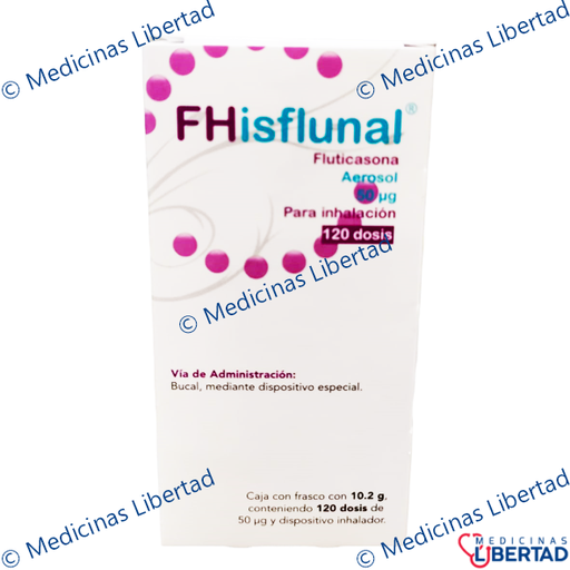 [7502213042882] FHISFLUNAL (FLUTICASONA) 120 DOSIS AEROSOL