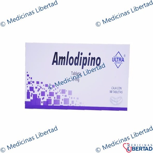 [7502216793231] AMLODIPINO ULTRA 5 MG TABLETAS C/10