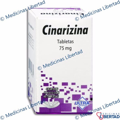 [7502216796379] CINARIZINA ULTRA 75 MG TAB C/60