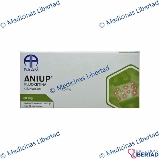 [7502227871508] ANIUP (FLUOXETINA) CAPSULAS  C/14