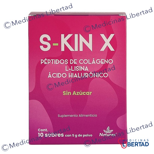 [7502259892373] S-KIN X PEPTIDOS C/10 SOBRES NATUREX