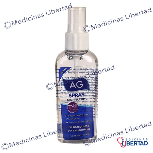 [7502281191802] SPRAY DESINFECTANTE AGSA 60ML