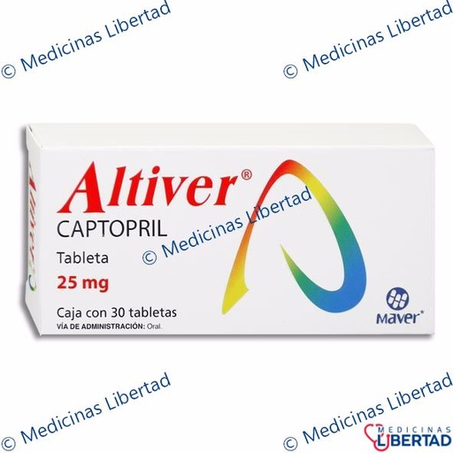 [7503000422405] ALTIVER 25MG  TABLETAS C/30