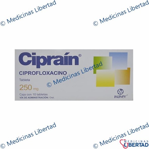 [7503000422429] CIPRAIN 250MG TABLETAS  C/10