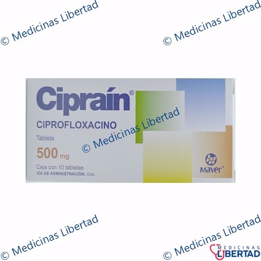 [7503000422436] CIPRAIN 500MG TABLETAS  C/10