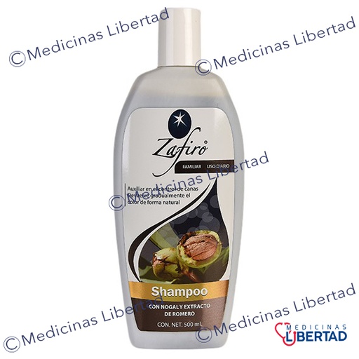 [7503003841050] SHAMPOO ZAFIRO ROMERO Y NOGAL C/500ML