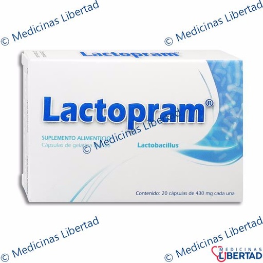 [7503008344488] LACTOPRAM ADULTO  Capsulas c/20