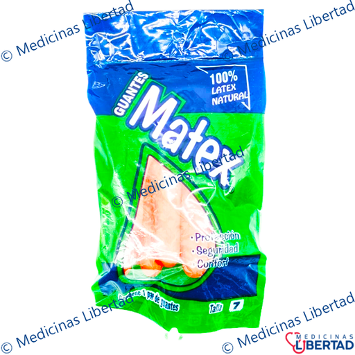 [7503027849001] GUANTE DOMESTICO MATEX N.7 (CHICO) 1PZ