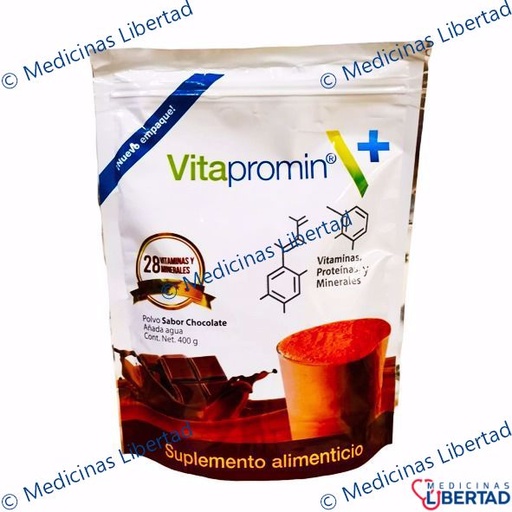 [7503028771486] VITAPROMIN SOBRE 400G. SABOR CHOCOLATE