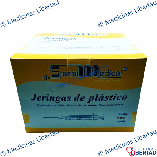 [7506022301734] JERINGA 3ML 20X32 AMARILLA SENSIMEDICAL CAJA C/100