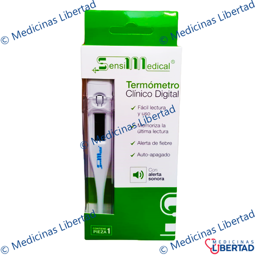 [7506022311924] TERMOMETRO DIGITAL SENSIMEDICAL  1 PIEZA