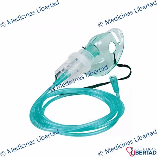 [7506022314437] MASCARILLA CON NEBULIZADOR PEDIATRICA SENSIMEDICAL 1 PZA